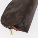 LOUIS VUITTON Monogram Pochette Cosmetic PM Pouch M43998 LV Auth BA9771-7