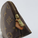 LOUIS VUITTON Monogram Pochette Cosmetic PM Pouch M43998 LV Auth BA9772-8