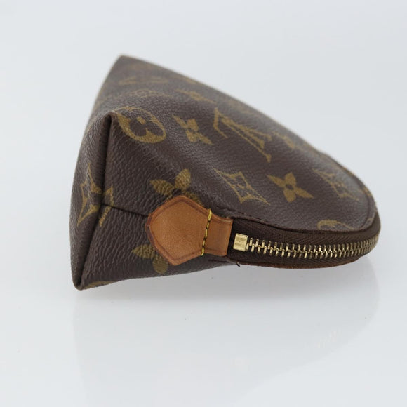 LOUIS VUITTON Monogram Pochette Cosmetic PM Pouch M43998 LV Auth BA9772