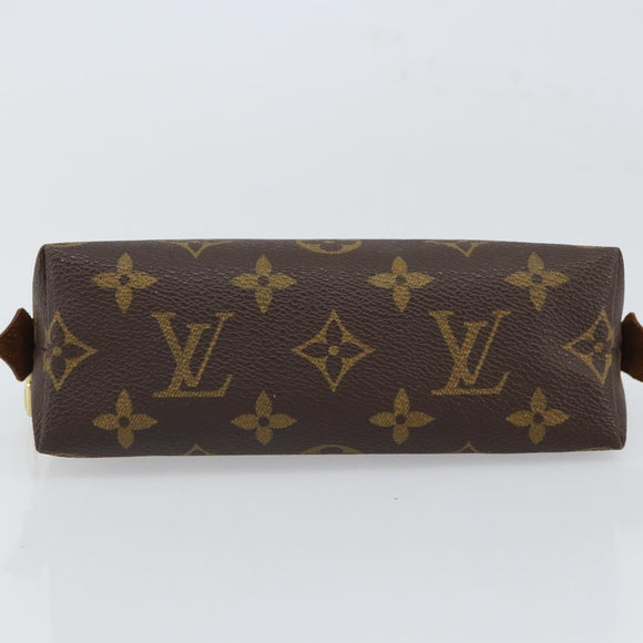 LOUIS VUITTON Monogram Pochette Cosmetic PM Pouch M43998 LV Auth BA9772