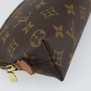 LOUIS VUITTON Monogram Pochette Cosmetic PM Pouch M43998 LV Auth BA9772-14