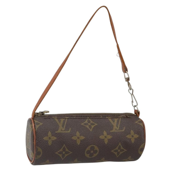 LOUIS VUITTON Monogram Papillon Pouch LV Auth BA9774