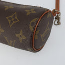 LOUIS VUITTON Monogram Papillon Pouch LV Auth BA9774-10