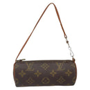 LOUIS VUITTON Monogram Papillon Pouch LV Auth BA9774-2