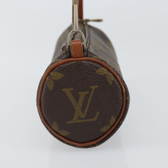 LOUIS VUITTON Monogram Papillon Pouch LV Auth BA9774
