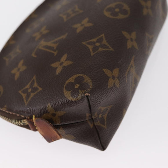 LOUIS VUITTON Monogram Pochette Cosmetic PM Pouch M43998 LV Auth BA9775