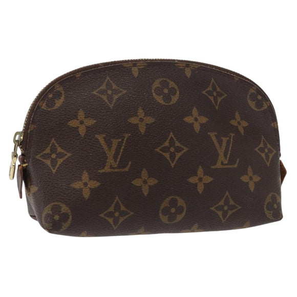 LOUIS VUITTON Monogram Pochette Cosmetic PM Pouch M43998 LV Auth BA9775