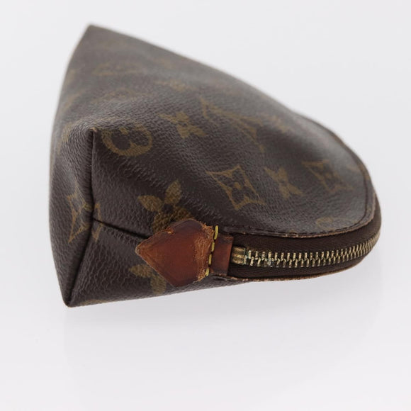 LOUIS VUITTON Monogram Pochette Cosmetic PM Pouch M43998 LV Auth BA9775