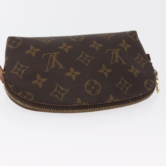 LOUIS VUITTON Monogram Pochette Cosmetic PM Pouch M43998 LV Auth BA9775