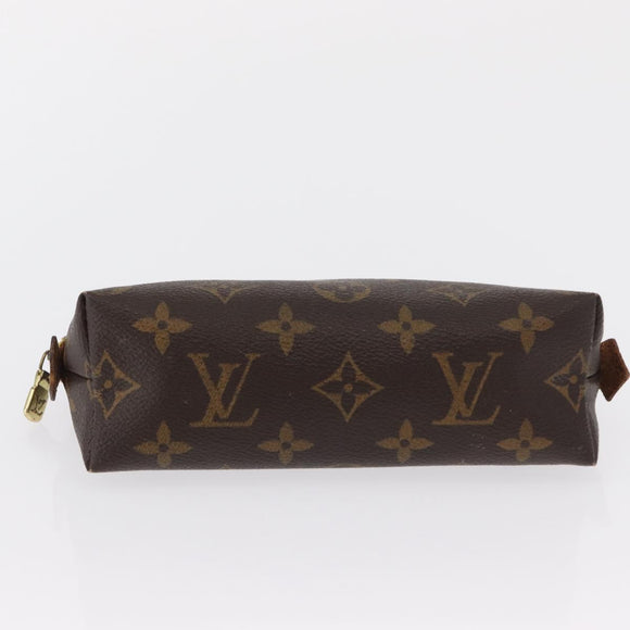 LOUIS VUITTON Monogram Pochette Cosmetic PM Pouch M43998 LV Auth BA9775