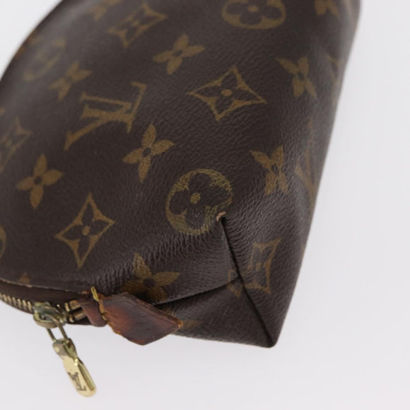 LOUIS VUITTON Monogram Pochette Cosmetic PM Pouch M43998 LV Auth BA9775