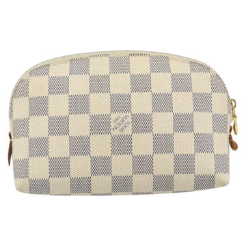 LOUIS VUITTON Damier Azur Pochette Cosmetic PM Pouch N60024 LV Auth BA9776 - 0