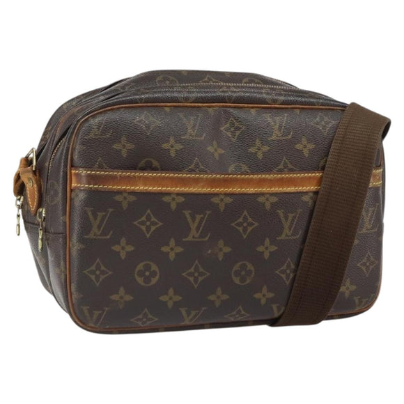 LOUIS VUITTON Monogram Reporter PM Shoulder Bag M45254 LV Auth BA9778