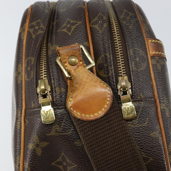 LOUIS VUITTON Monogram Reporter PM Shoulder Bag M45254 LV Auth BA9778