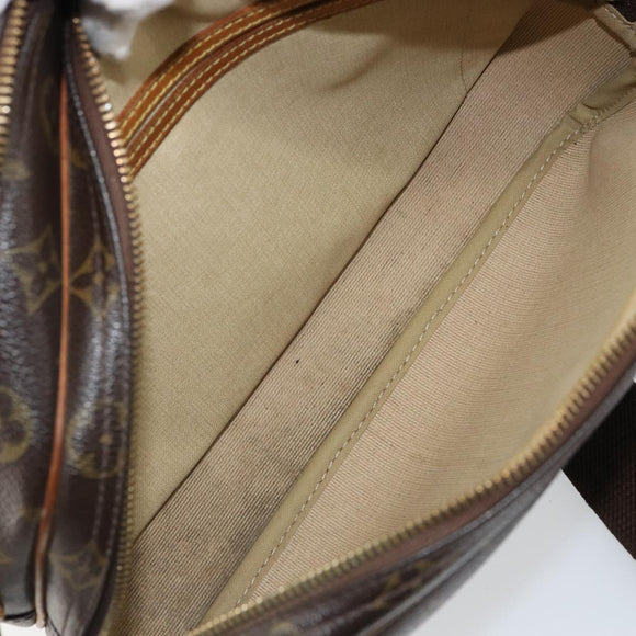 LOUIS VUITTON Monogram Reporter PM Shoulder Bag M45254 LV Auth BA9778