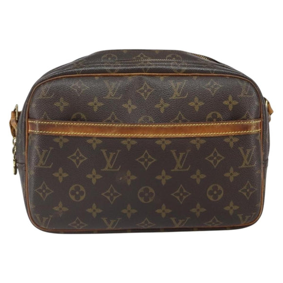 LOUIS VUITTON Monogram Reporter PM Shoulder Bag M45254 LV Auth BA9778