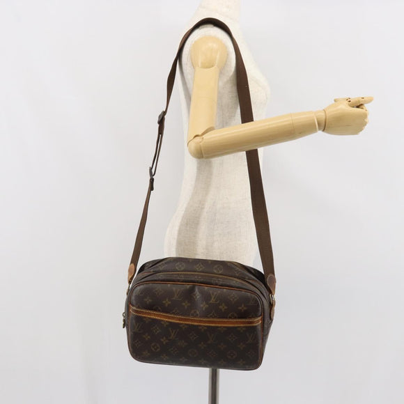 LOUIS VUITTON Monogram Reporter PM Shoulder Bag M45254 LV Auth BA9778