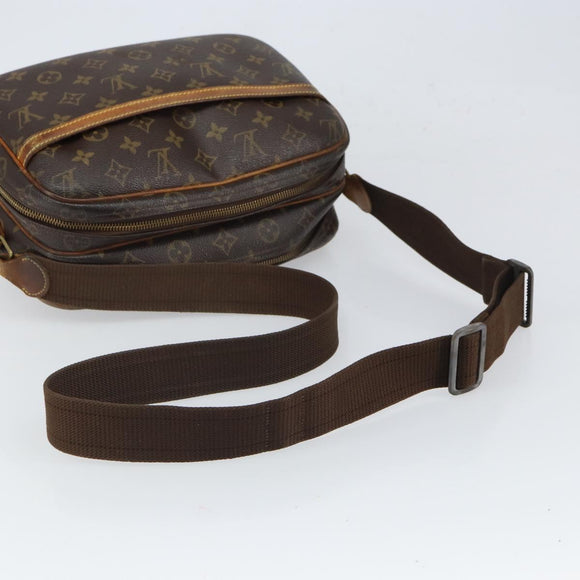 LOUIS VUITTON Monogram Reporter PM Shoulder Bag M45254 LV Auth BA9778