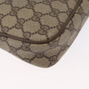 GUCCI GG Supreme Shoulder Bag PVC Beige Gold 119 02 068 Auth BA9786-12