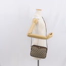GUCCI GG Supreme Shoulder Bag PVC Beige Gold 119 02 068 Auth BA9786-21