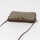 GUCCI GG Supreme Shoulder Bag PVC Beige Gold 119 02 068 Auth BA9786-6