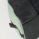 CHANEL Boston Bag Nylon Black Gray CC Auth BA9791-15