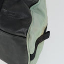 CHANEL Boston Bag Nylon Black Gray CC Auth BA9791-16