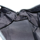CHANEL Boston Bag Nylon Black Gray CC Auth BA9791-19
