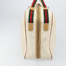 GUCCI Micro GG Supreme Web Sherry Line Bag PVC White 012 4863 39 Auth BA9793-4