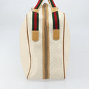 GUCCI Micro GG Supreme Web Sherry Line Bag PVC White 012 4863 39 Auth BA9793-5