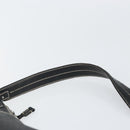 Salvatore Ferragamo Umhängetasche Leder Schwarz Silber Auth BA9797-8