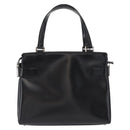 Salvatore Ferragamo Hand Bag Leather Black Silver Auth BA9799-2