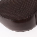 BALLY Shoulder Bag Leather Brown Gold Auth BA9800-12