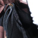 BALLY Shoulder Bag Leather Brown Gold Auth BA9800-21