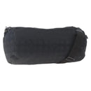 CHANEL New Travel Line Boston Bag Nylon Black CC Auth BA9803-1