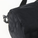 CHANEL New Travel Line Boston Bag Nylon Black CC Auth BA9803-14