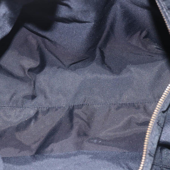 CHANEL New Travel Line Boston Bag Nylon Black CC Auth BA9803