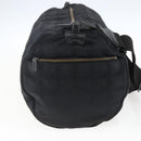 CHANEL New Travel Line Boston Bag Nylon Black CC Auth BA9803-4