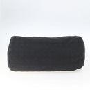 CHANEL New Travel Line Boston Bag Nylon Black CC Auth BA9803-5