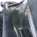 Christian Dior Shoulder Bag Leather Black Gold Auth BA9807-19