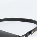 Christian Dior Shoulder Bag Leather Black Gold Auth BA9807-8