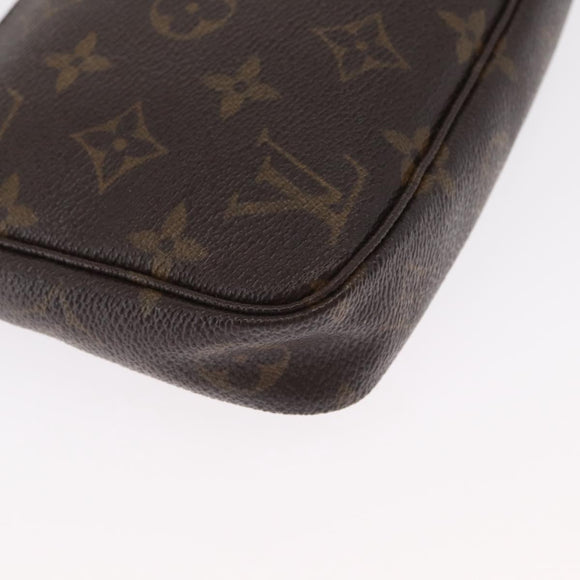 LOUIS VUITTON Monogram Pochette Accessoires Pouch M51980 LV Auth BA9816
