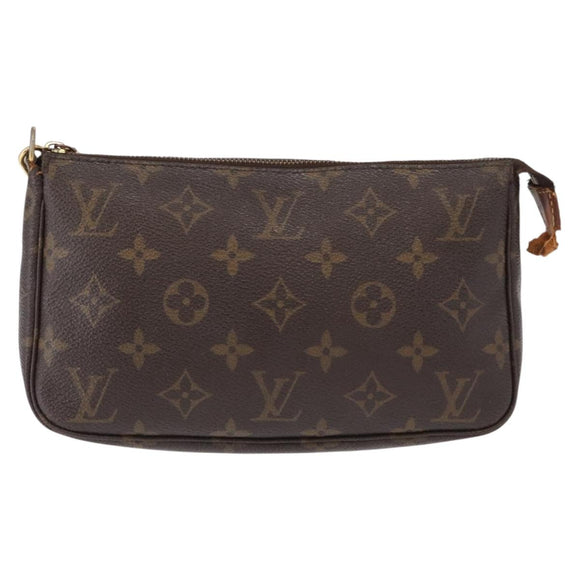 LOUIS VUITTON Monogram Pochette Accessoires Pouch M51980 LV Auth BA9816