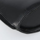 CELINE Shoulder Bag Leather Black Gold Auth BA9825-15