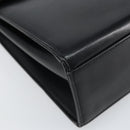 GIVENCHY Hand Bag Leather Black Gold Auth BA9826-15