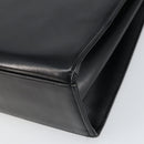 GIVENCHY Hand Bag Leather Black Gold Auth BA9826-16