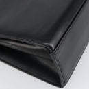 GIVENCHY Hand Bag Leather Black Gold Auth BA9826-9