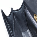 GIVENCHY Hand Bag Leather Black Gold Auth BA9826-20