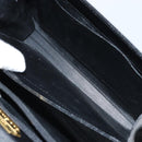 GIVENCHY Hand Bag Leather Black Gold Auth BA9826-22