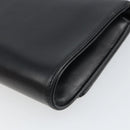 GIVENCHY Shoulder Bag Leather Black Gold Auth BA9827-12